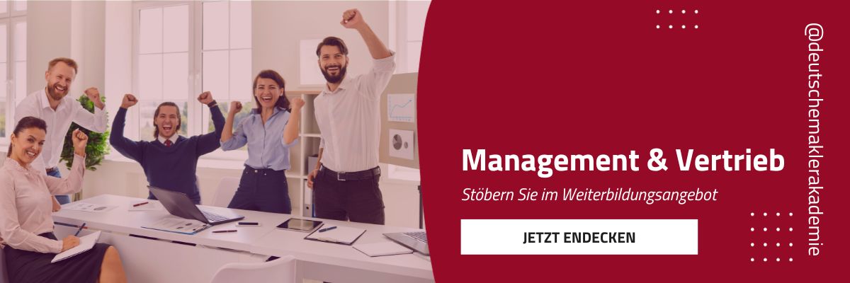 Weiterbildung im Bereich Management Vertrieb Versicherungsvermittlung - Deutsche Makler Akademie