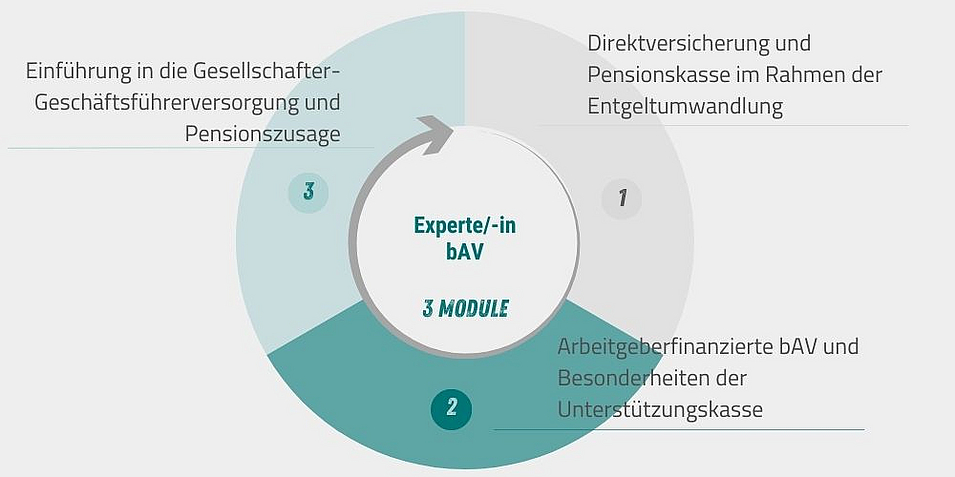 Experte betriebliche Altersversorgung -  Modulübersicht