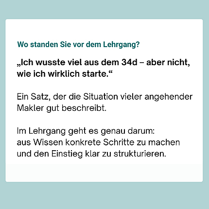 Teilnehmer Versicherungsmakler IHK