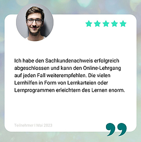 Feedback - Immobiliardarlehensvermittlung 34i - DMA