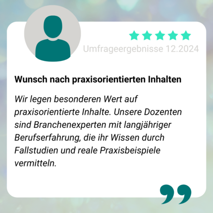 Praxisorientierte Inhalte - Versicherungsmakler IHK