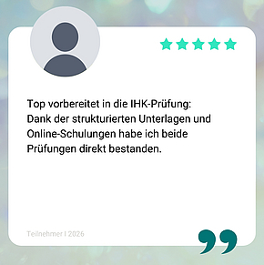 Feedback Finanzanlagenfachmann/-frau (IHK) 34f