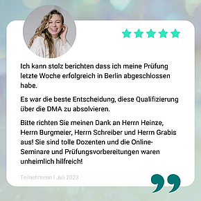 Feedback Geprüfter Fachmann für Versicherungsvermittlung (IHK) 