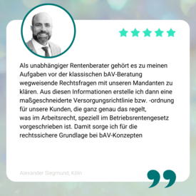 Feedback Rentenberater*in Deutsche Makler Akademie