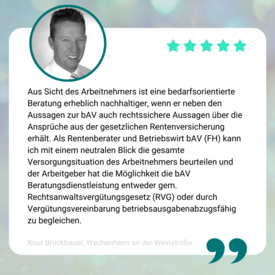 Feedback Rentenberater*in Deutsche Makler Akademie