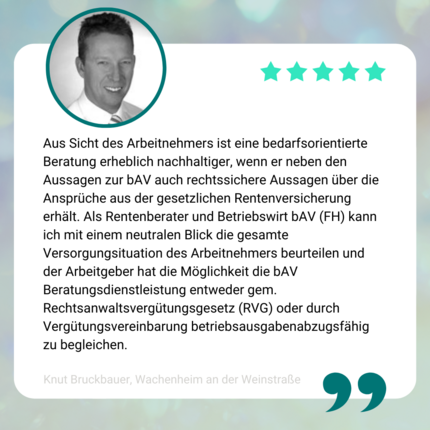 Teilnehmerstimme - Sachkundelehrgang Rentenberater 