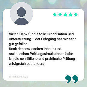 Feedback Finanzanlagenfachmann/-frau (IHK) 34f