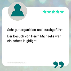 Feedback Fachmann betriebliche Gesundheitslösungen