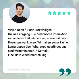 Bewertung Geprüfter Finanzanlagenfachmann/-frau - Vorbereitung auf die IHK-Sachkundeprüfung gem. §34f GewO