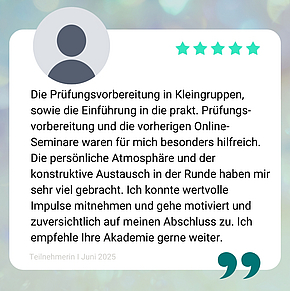 Feedback Fachmann für Versicherungsvermittlung (IHK)