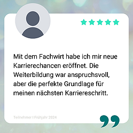 Bachelor Professional Fachwirt Versicherungen Teilnehmerstimme