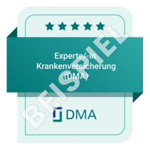 Badge Experte Krankenversicherung DMA