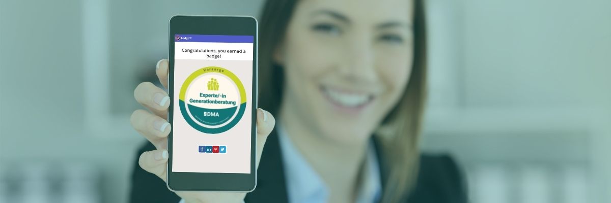 Open Badges - digitaler Kompetenznachweis der Deutschen Makler Akademie