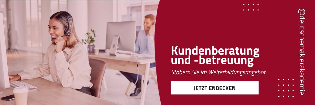 Weiterbildungen zum Thema Kundenberatung und Kundenbetreuung in der Versicherungsvermittlung der Deutschen Makler Akademie